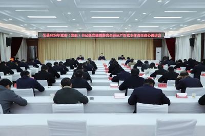 丹凤县召开党委(党组)书记抓党建暨落实全面从严治党主体责任谈心谈话会